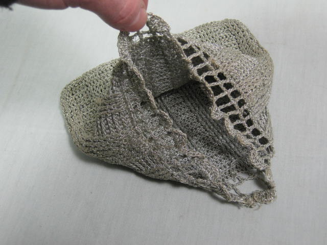 10 Vtg Antique Purse Handbag Lot Beaded Silk Crochet Chatelaine Mesh Woven NR! 11