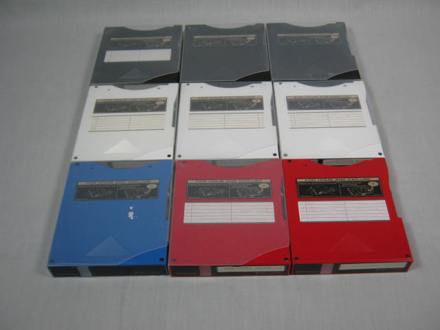 9 Pioneer 6-Disc Multi CD Changer Cartridges Lot Red Blue Black NO RESERVE PRICE
