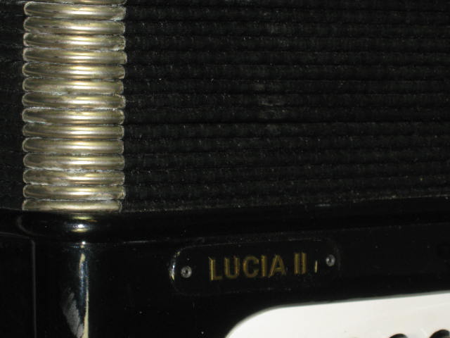 Vintage Hohner Lucia II Accordion 80 Bass Button Original Case No Reserve Price 6