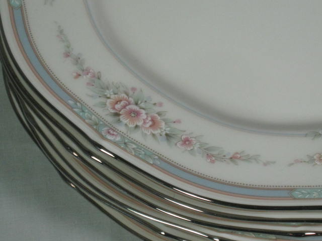 6 Noritake Rothschild Ivory China 7293 Dinner Plates Mint Condition No Reserve! 2