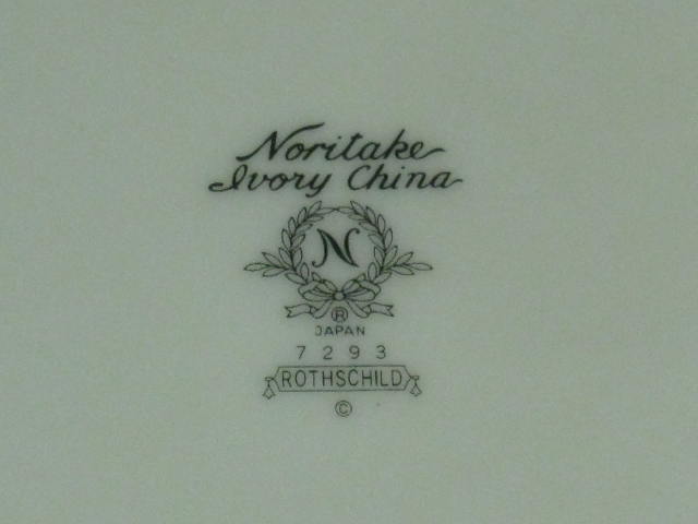 6 Noritake Rothschild Ivory China 7293 Dinner Plates Mint Condition No Reserve! 5