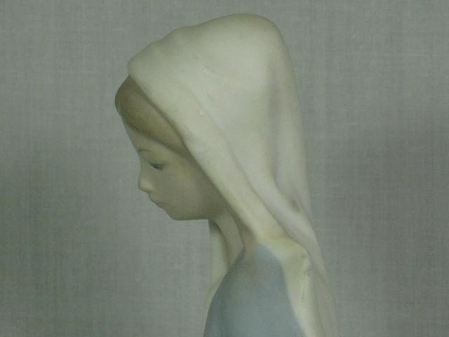 Vtg Lladro Sitting Girl With Lillies Porcelain Figurine #4972 No Reserve Price! 7