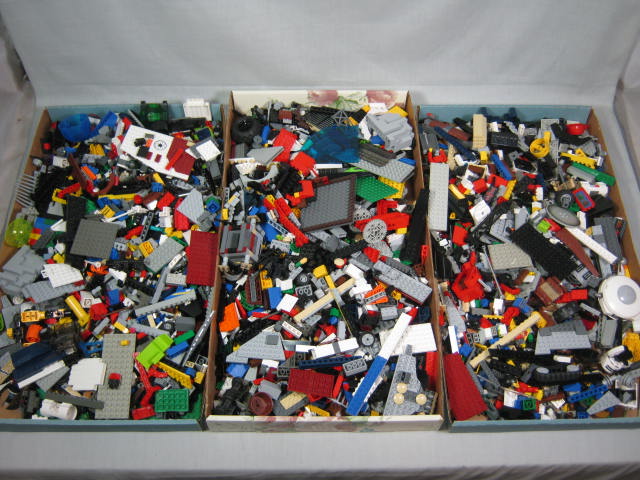 13 Lbs Pounds Lego Building Blocks Ship Vehicle Pieces Wholesale Lot No Reserve!