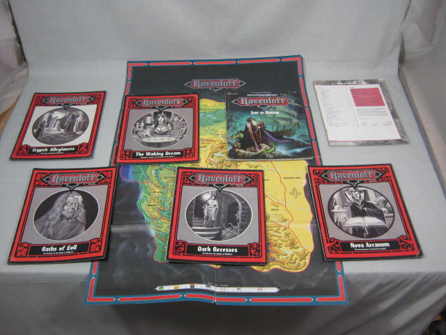 TSR D&D AD&D Advanced Dungeons Dragons Lot Ravenloft Spelljammer RPG Module Book 7