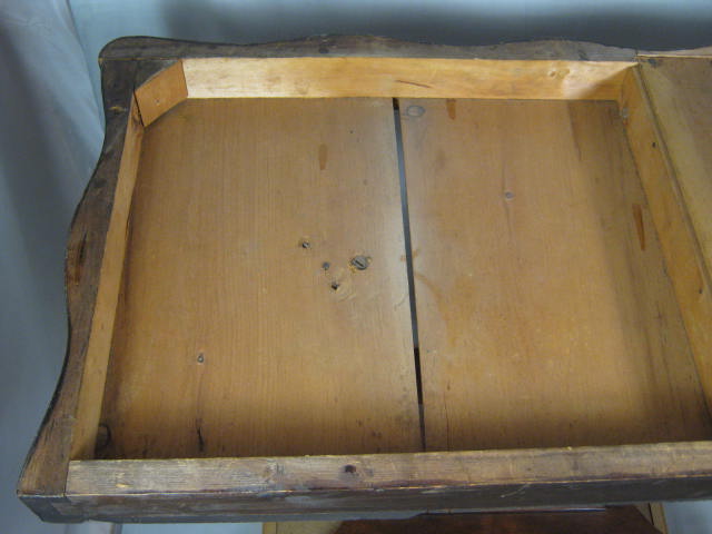 Antique Circa 1850 Empire Walnut Card Game Table Lyre Base Folding Swivel Top 23