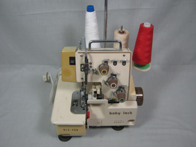 Vintage Juki Baby Lock BL3-408 Serger Sewing Machine NO RESERVE PRICE BID NOW!!! 1