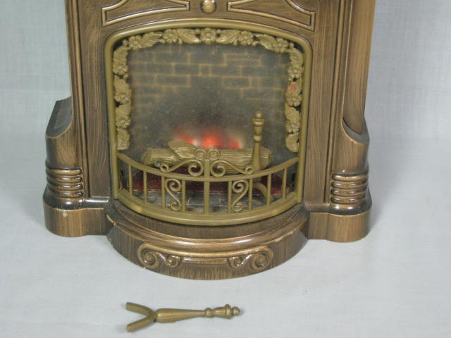 2 Vintage Mastercrafters Mantle Clocks Fireplace #272 Girl On Swing #119 No Res! 9