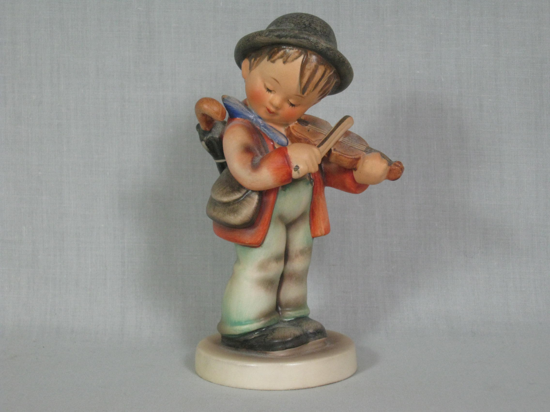 Vintage Hummel Figurine Little Fiddler Boy With Violin TMK-2 Full Bee Mark NR!