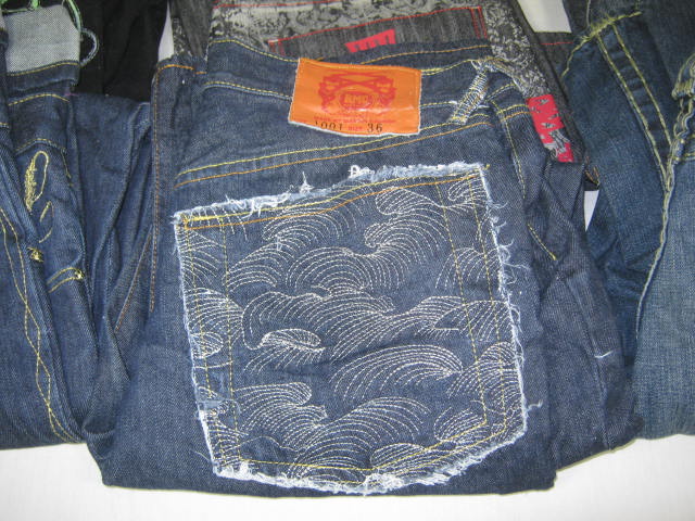 10 Pairs Mens 34 36 38 Jeans Lot True Religion Ecko Akademiks LRG Pelle RMC+ NR! 6