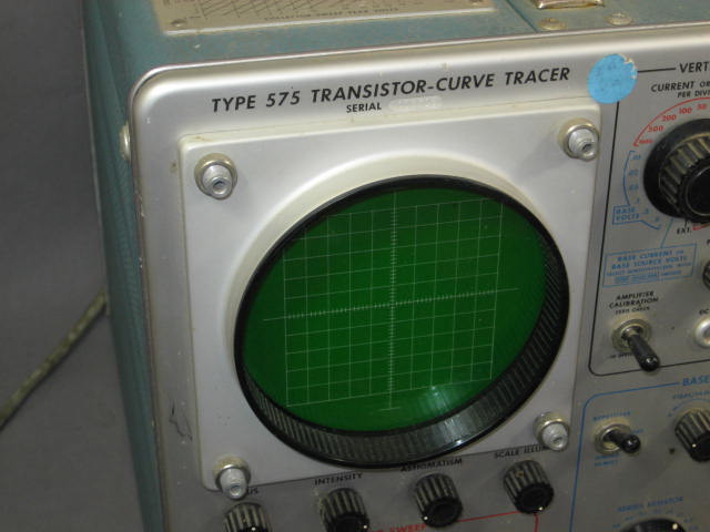 Tektronix Type 575 Transistor Curve Tracer W/ Adaptors 2