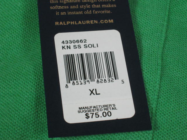 7 New Men Polo Ralph Lauren XL XXL Mesh Interlock Shirt Lot NWT NO RESERVE PRICE 9