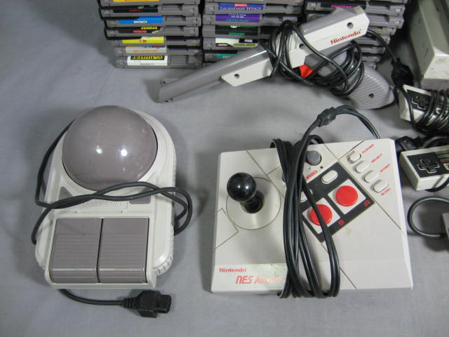 2 NES Nintendo Systems W/ 54 Video Games Lot Advantage+ 2