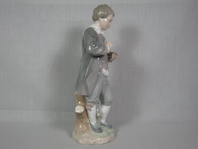 Vintage Lladro Porcelain Figurine Doncel With Rose 4757 Man Boy With Flowers NR! 4
