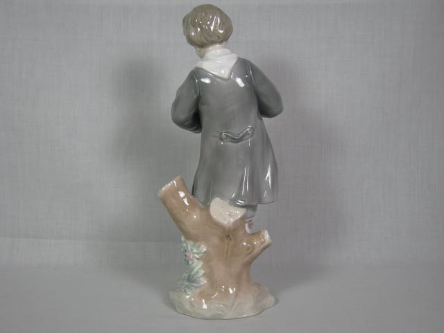 Vintage Lladro Porcelain Figurine Doncel With Rose 4757 Man Boy With Flowers NR! 5