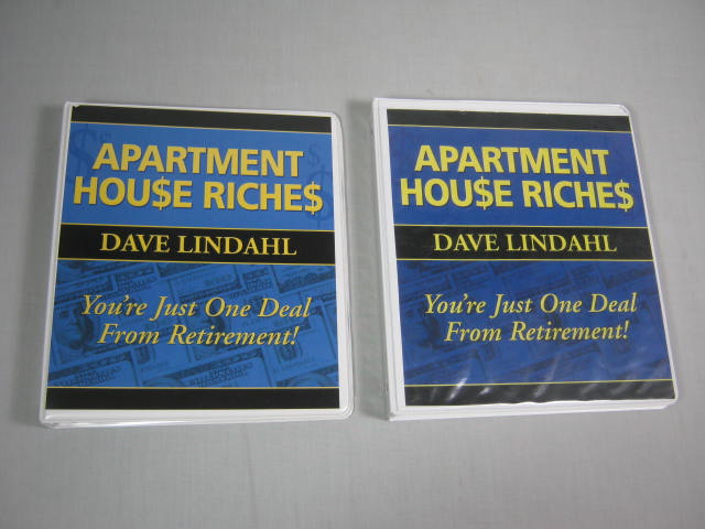 David Lindahl Apartment House Riches 7 CD Real Estate Investment Book Set NR!