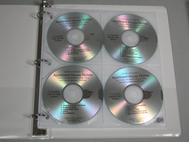 David Lindahl Apartment House Riches 7 CD Real Estate Investment Book Set NR! 1