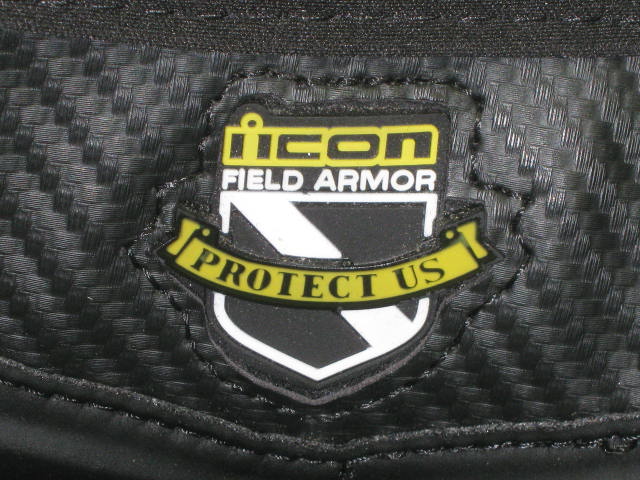 Icon Field Armor L-XL Search + Destroy Black Leather Regulator Vest Kevlar Armor 7