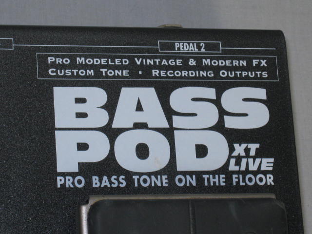 Line 6 Bass Pod XT Live Guitar Digital Effects Volume Wah Foot Pedal MINT COND! 3