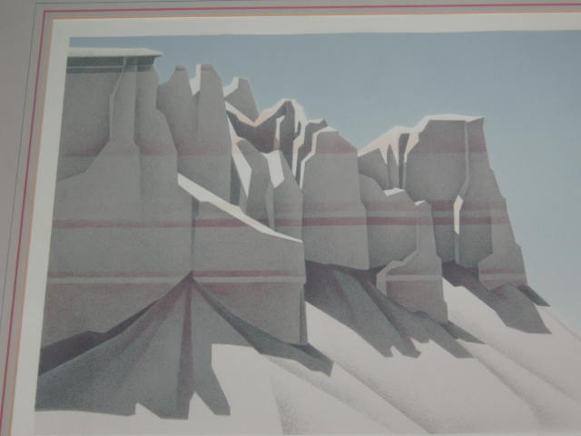 Ed Mell Coalmine Canyon Limited Edition Signed Numbered Lithograph Print 1/100 1