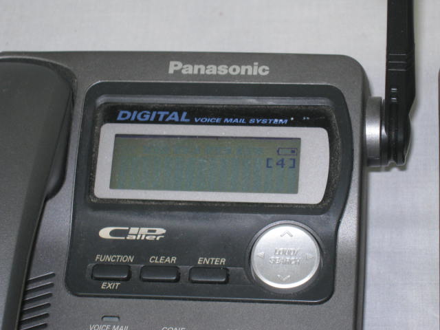 3 Panasonic KX-TGA420 TGA420B 4Line Deskset Phone Telephone Lot NO RESERVE PRICE 1