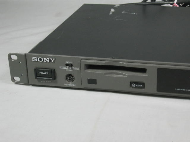 Sony MDS-E10 Professional Rackmount MD MDLP MiniDisc Player Recorder Deck NO RES 2