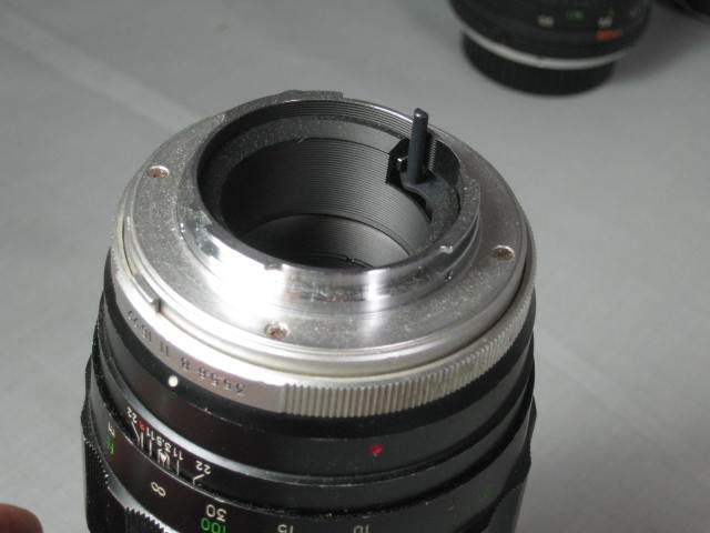7 Minolta Camera Lens Lot Maxxum AF 70-210mm 100-300mm MC Tele Rokkor 200mm NR! 3