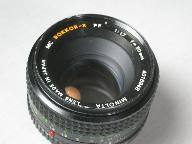 7 Minolta Camera Lens Lot Maxxum AF 70-210mm 100-300mm MC Tele Rokkor 200mm NR! 8