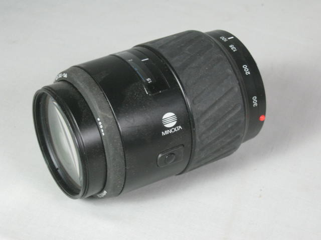 7 Minolta Camera Lens Lot Maxxum AF 70-210mm 100-300mm MC Tele Rokkor 200mm NR! 15