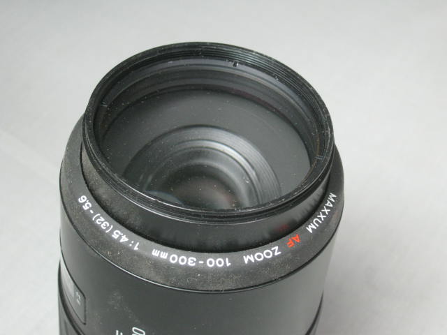 7 Minolta Camera Lens Lot Maxxum AF 70-210mm 100-300mm MC Tele Rokkor 200mm NR! 16
