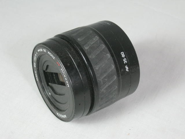 7 Minolta Camera Lens Lot Maxxum AF 70-210mm 100-300mm MC Tele Rokkor 200mm NR! 18