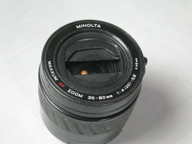 7 Minolta Camera Lens Lot Maxxum AF 70-210mm 100-300mm MC Tele Rokkor 200mm NR! 19