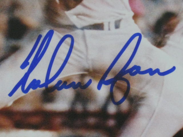 Nolan Ryan Hand Signed Rangers Baseball Hat Cap + Autographed 8x10 Photo w/COA! 2