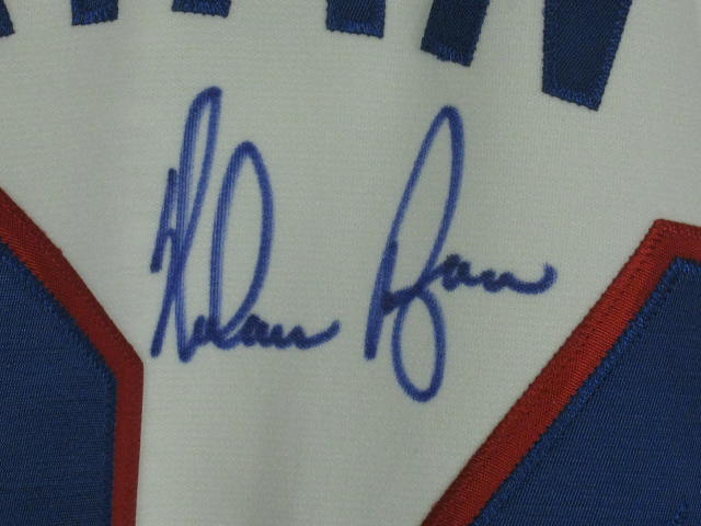 Nolan Ryan Signed Autographed Texas Rangers Hall Of Fame Baseball Jersey w/COA! 2