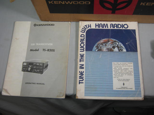 Kenwood TS-820 HF SSB Ham Radio Transceiver W/ Box NO RESERVE PRICE BID NOW! 8