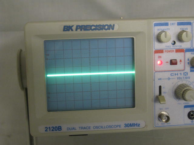 BK Precision 2120B 30MHz Dual-Trace Oscilloscope W/ Box NO RESERVE PRICE BID NOW 2