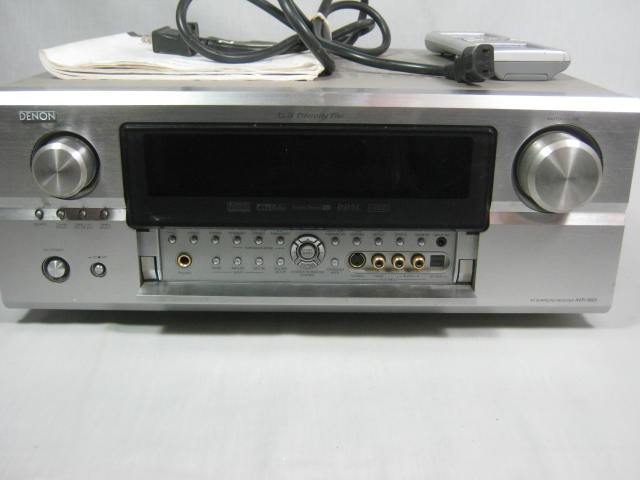 Denon AVR-3805 7.1 Channel 770 Watt Home Theatre Receiver + RC-969 Remote Manual 1
