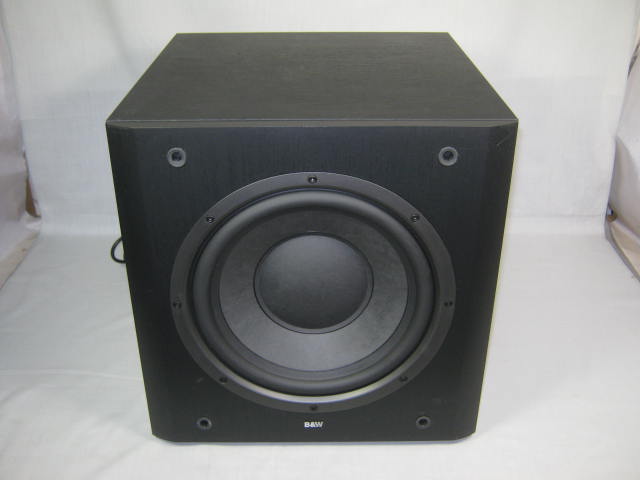 B&W Bowers & Wilkins ASW650 12" Active 200 Watt Powered Stereo Subwoofer Sub NR! 1