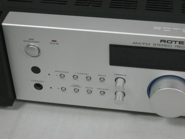 Rotel RX-1052 AM/FM Stereo Receiver + RR-AT95 Remote Terk Pi B Amplified Antenna 3