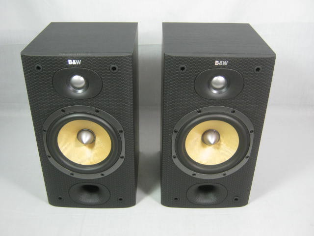 B&W Bowers & Wilkins DM601 S3 Black Bookshelf Stereo Speakers NO RESERVE PRICE!