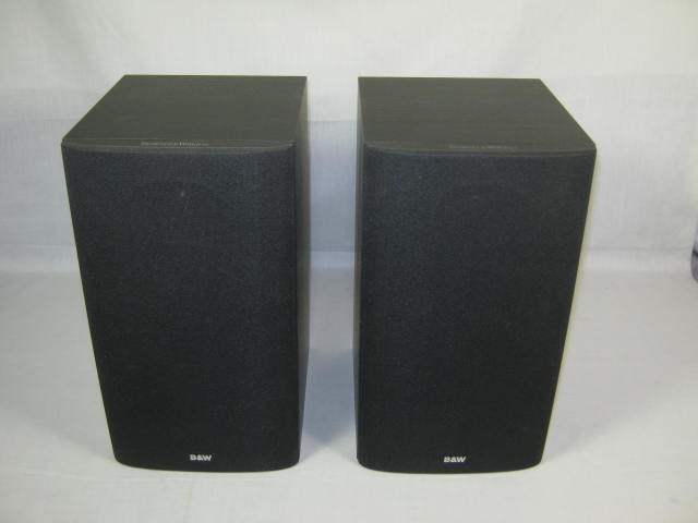 B&W Bowers & Wilkins DM601 S3 Black Bookshelf Stereo Speakers NO RESERVE PRICE! 3
