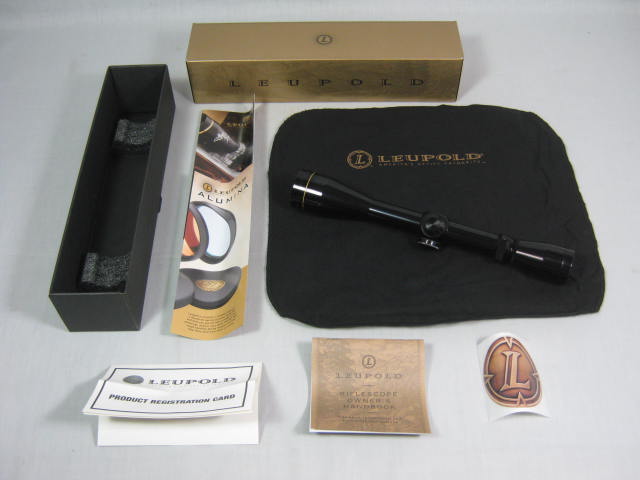 New Leupold VX-I Riflescope 4-12x40mm Black Gloss Duplex Reticle Scope #53753 NR