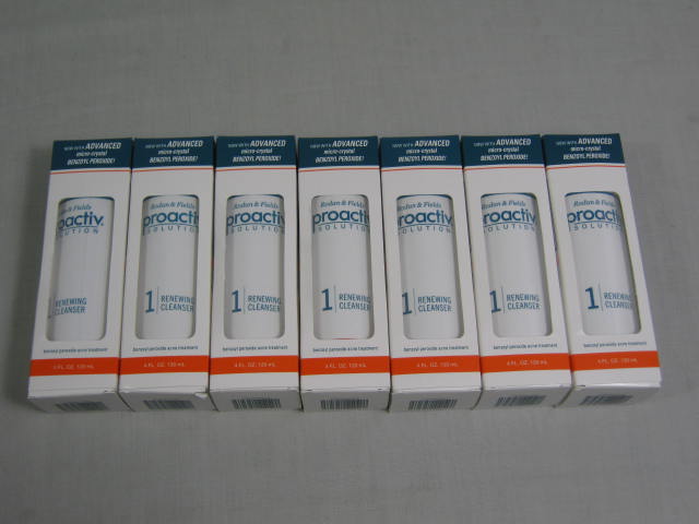 7 NEW Sealed Proactiv Renewing Cleanser 4 oz 60 Day Bottles Lot NO RESERVE PRICE