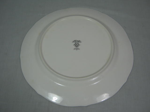 Noritake Rothschild 7293 Round Chop Platter Handled Cake Plate Serving Tray Set 4