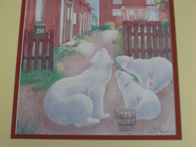 3 Barbara Stone Polar Bear Art Prints Signed AP #35/50 5
