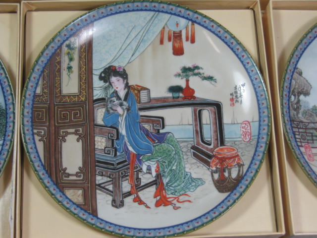 12 Imperial Jingdezhen Porcelain Plate Collection Beauties of the Red Mansion NR 9