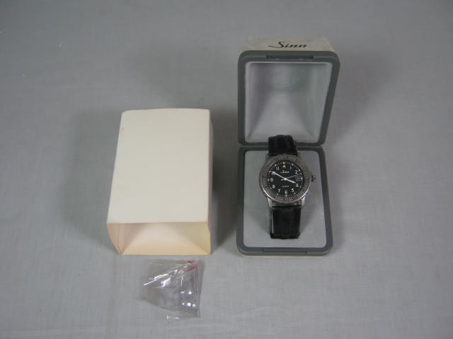 Vtg Sinn Automatic Titan Waterproof Chronometer Watch 2132023 W/ Case Box NO RES