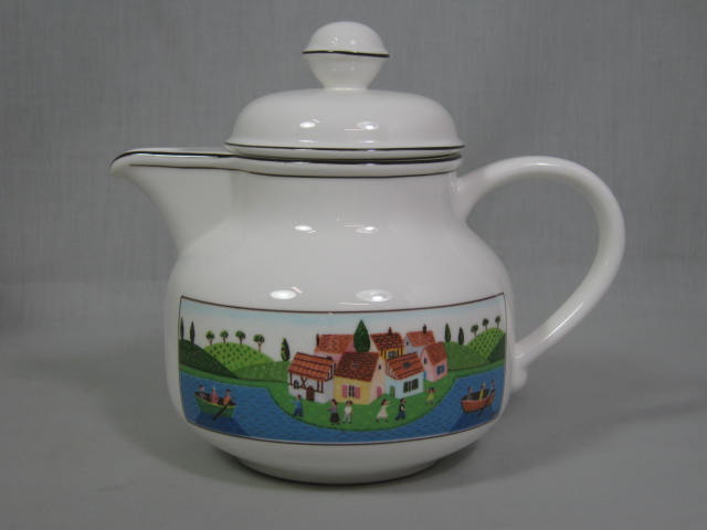 Villeroy & Boch Design Naif Teapot With Original Box Mint Condition! No Reserve 1