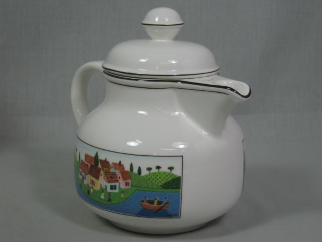 Villeroy & Boch Design Naif Teapot With Original Box Mint Condition! No Reserve 3