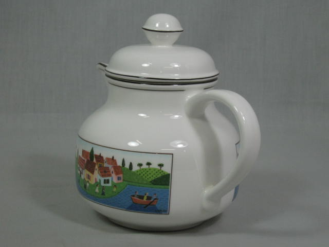 Villeroy & Boch Design Naif Teapot With Original Box Mint Condition! No Reserve 4