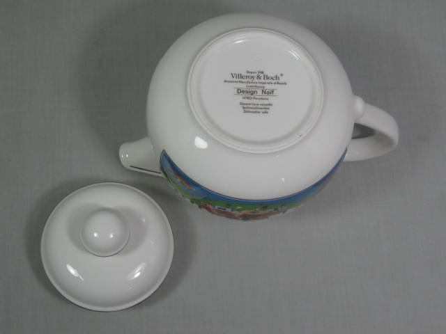 Villeroy & Boch Design Naif Teapot With Original Box Mint Condition! No Reserve 6